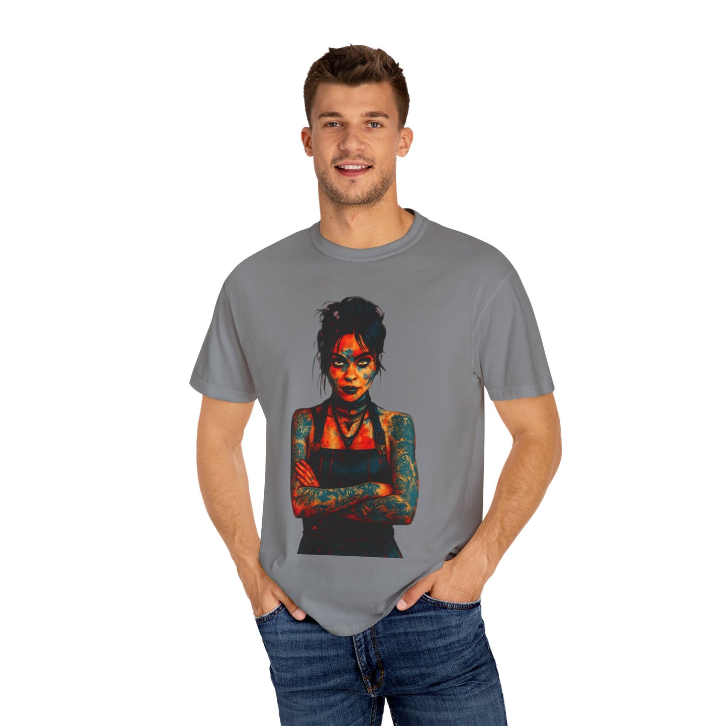 Tattoo Art T-shirt – Stylish Casual Wear for Tattoo Lovers, Unique Gift for Birthdays, Festivals, Art Enthusiasts, Everyday Comfort