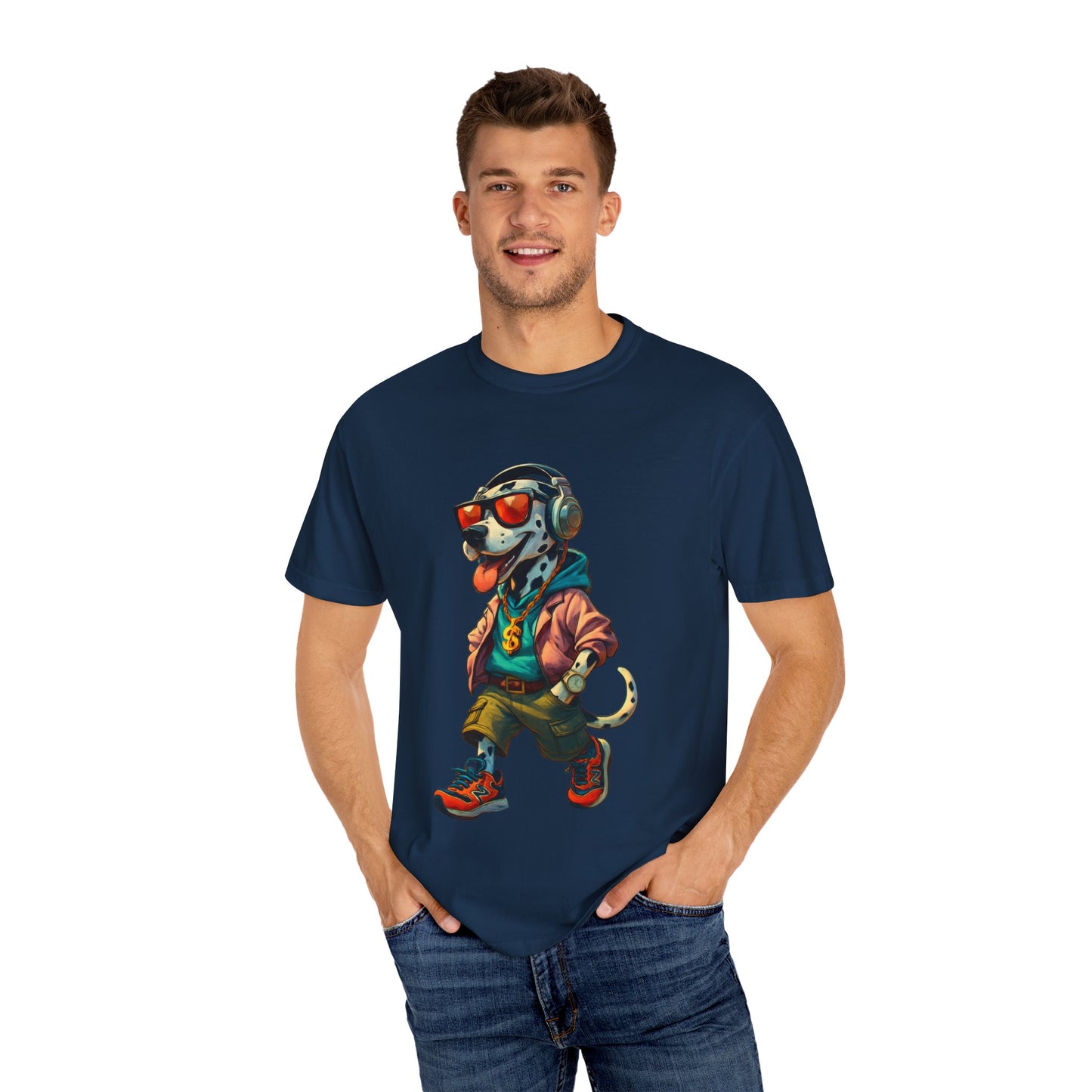 Stylish Dog Graphic T-shirt for Pet Lovers, Casual Wear, Streetwear, Dog Mom Gift, Fun Gift for Birthdays, Unique Tee