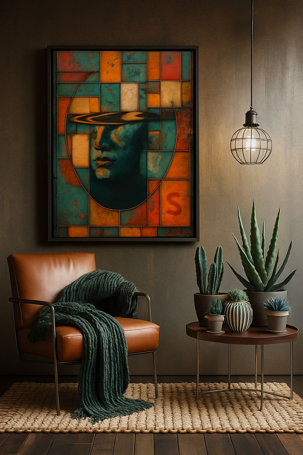 Vibrant Abstract Matte Vertical Posters, Wall Art, Home Decor, Modern Art Print, Unique Gift Idea, Room Aesthetic