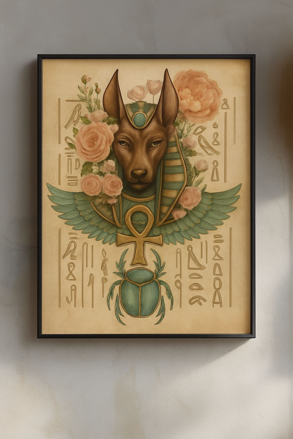 Egyptian Mythology Matte Vertical Posters, Wall Art, Home Decor, Gift for Her, Unique Art for Special Occasions