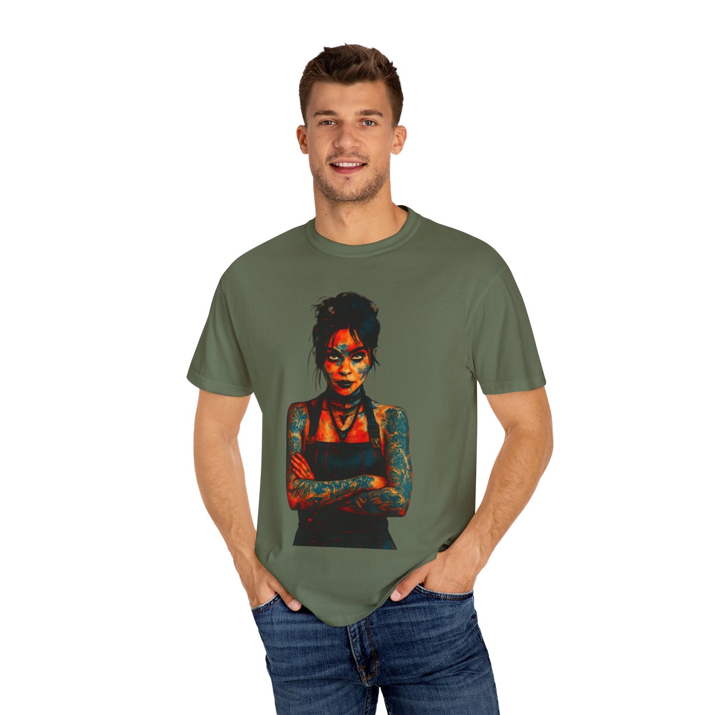 Tattoo Art T-shirt – Stylish Casual Wear for Tattoo Lovers, Unique Gift for Birthdays, Festivals, Art Enthusiasts, Everyday Comfort