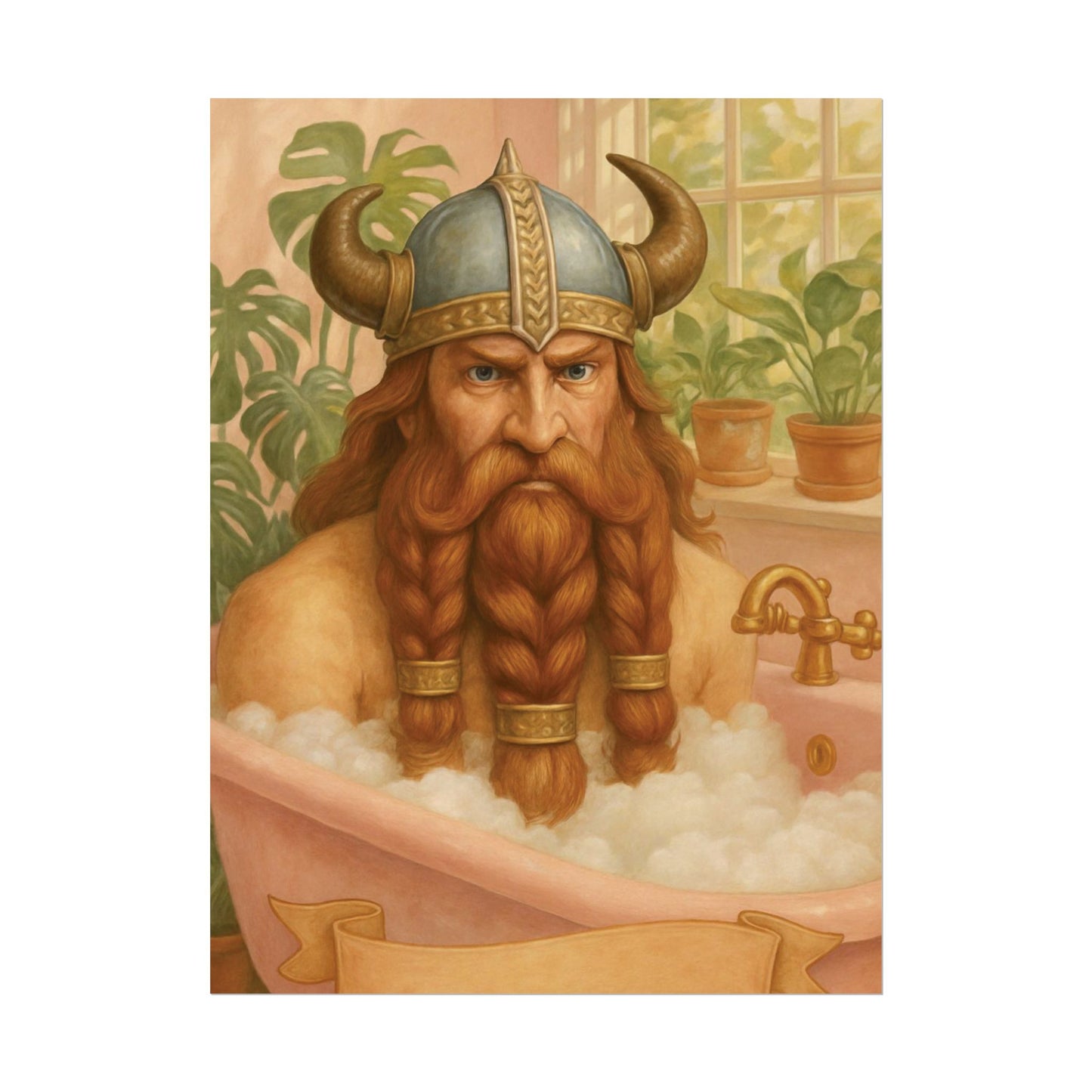 Viking Bathroom Posters, Norse Mythology Wall Art, Viking Home Decor, Scandinavian Poster Prints, Bathroom Decor Poster, Rolled Wall Decor