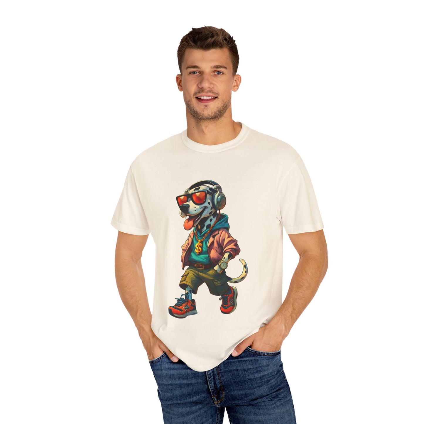 Stylish Dog Graphic T-shirt for Pet Lovers, Casual Wear, Streetwear, Dog Mom Gift, Fun Gift for Birthdays, Unique Tee