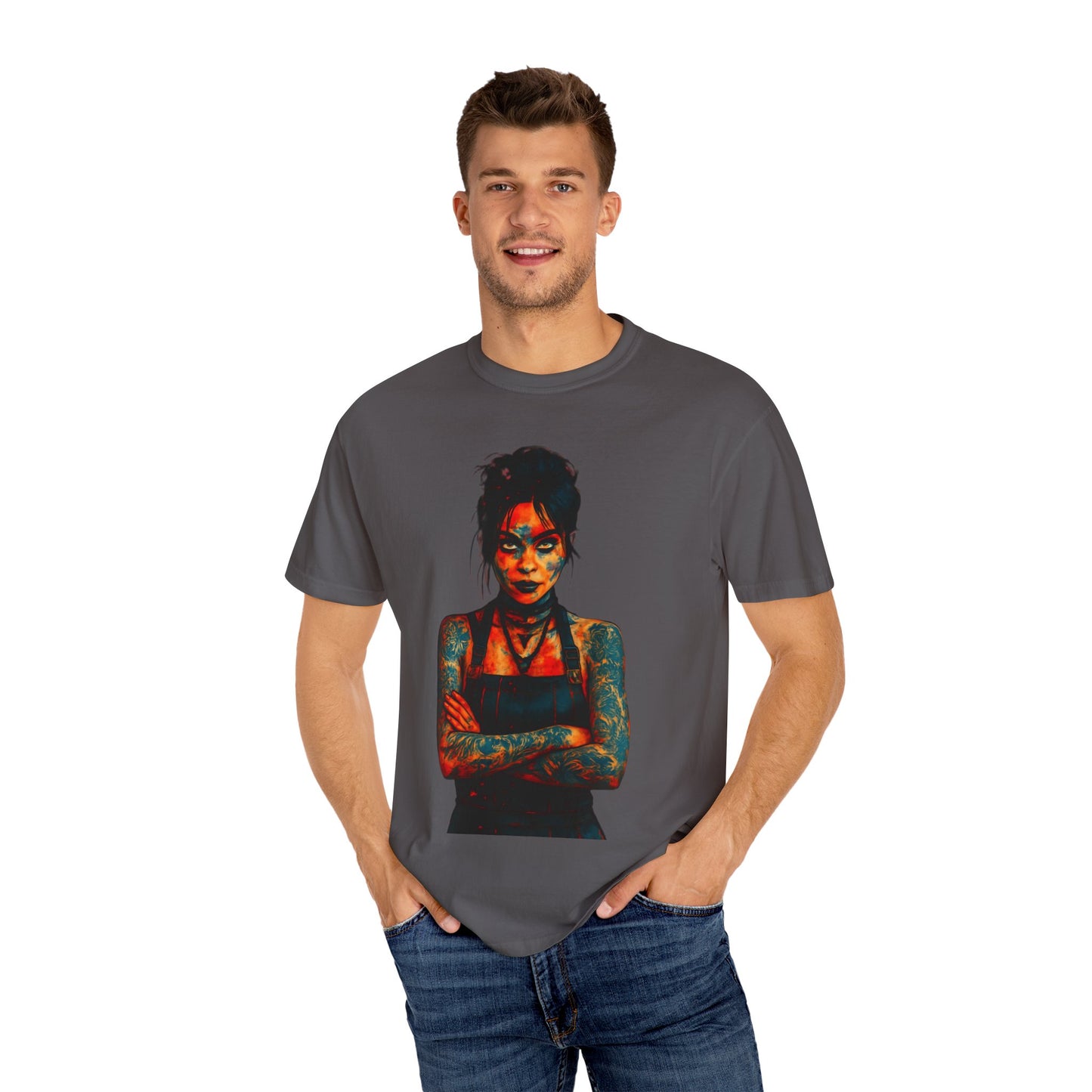 Tattoo Art T-shirt – Stylish Casual Wear for Tattoo Lovers, Unique Gift for Birthdays, Festivals, Art Enthusiasts, Everyday Comfort