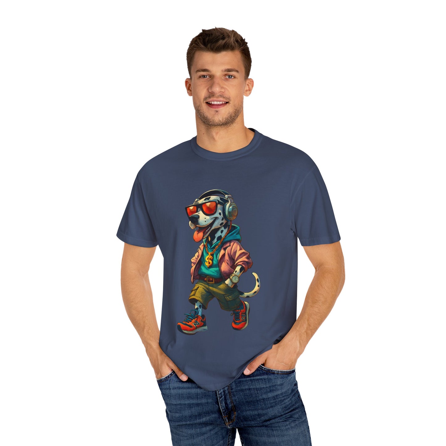 Stylish Dog Graphic T-shirt for Pet Lovers, Casual Wear, Streetwear, Dog Mom Gift, Fun Gift for Birthdays, Unique Tee