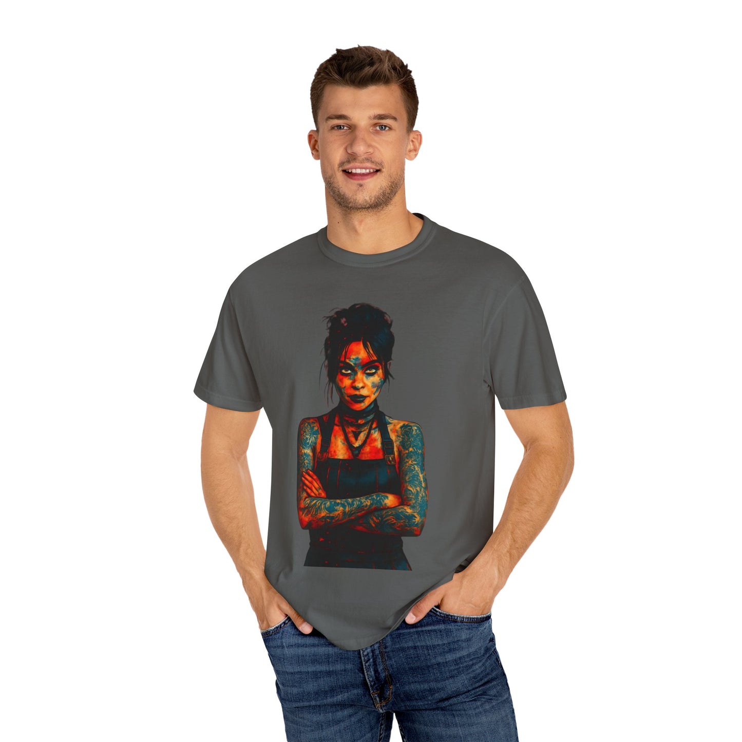 Tattoo Art T-shirt – Stylish Casual Wear for Tattoo Lovers, Unique Gift for Birthdays, Festivals, Art Enthusiasts, Everyday Comfort