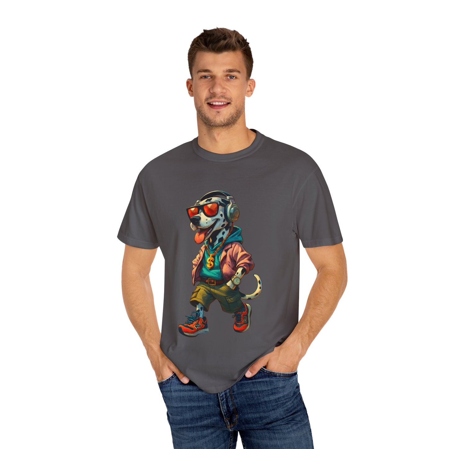 Stylish Dog Graphic T-shirt for Pet Lovers, Casual Wear, Streetwear, Dog Mom Gift, Fun Gift for Birthdays, Unique Tee
