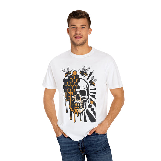 Edgy Skull Graphic Tee - Unisex Garment-Dyed T-shirt, Alternative Style Shirt, Unique Gift, Casual Wear, Halloween Outfit, [...]