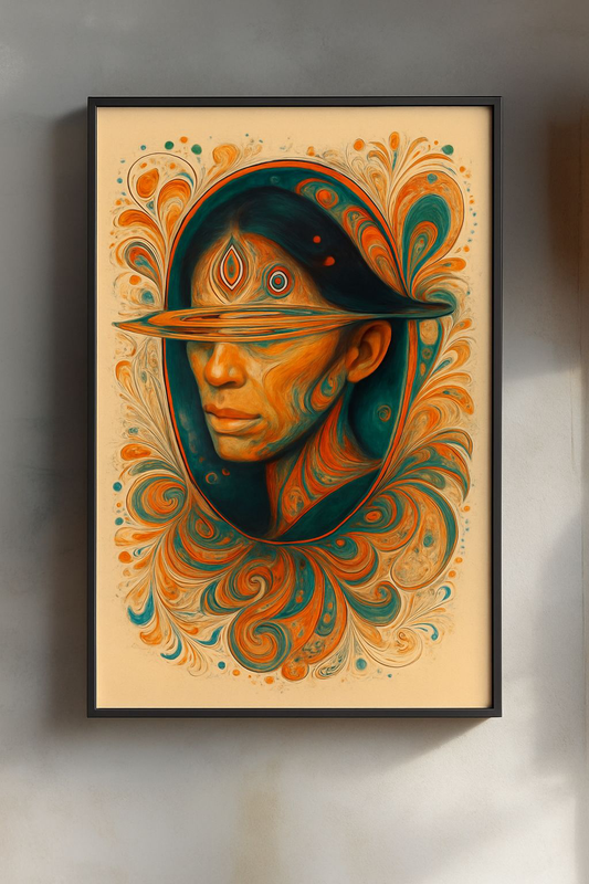 Bohemian Matte Vertical Posters, Wall Art Decor, Psychedelic Prints, Unique Home Decoration, Gift for Art Lovers