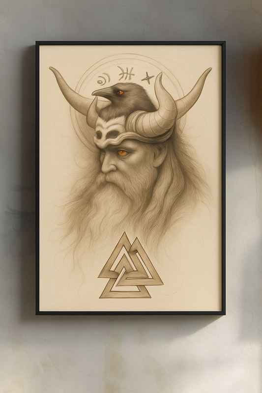 Viking Mythology Art Prints, Matte Vertical Posters, Nordic Home Decor, Unique Gift for Him, Wall Art for Norse Enthusiasts