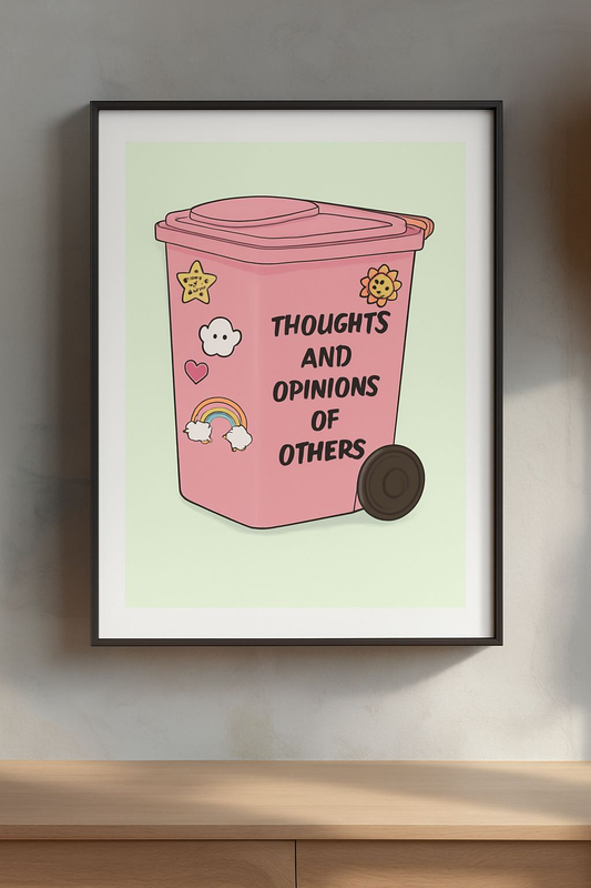 Playful Matte Vertical Posters, Cute Wall Art, Whimsical Decor, Inspirational Gift, Motivational Print, Home Office Decor